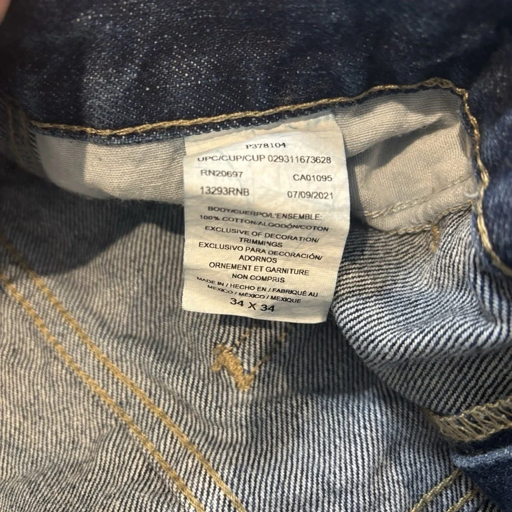 Dickies‎ Blue Jeans  Men's 34x34 Regular 5 Pocket Workwear Pants